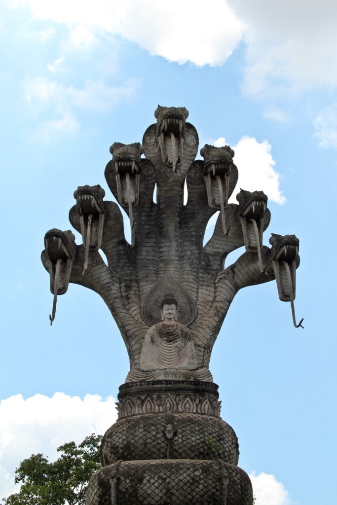 Naga protects Buddha